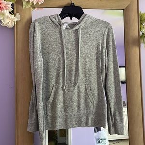 Grey Pullover with Hood